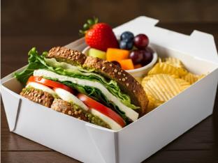 Caprese Veggie Sandwich Deluxe Boxed Meal