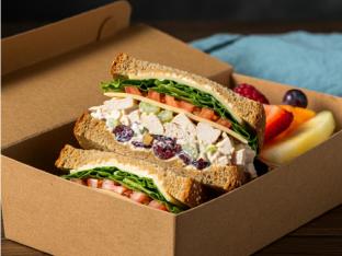 Chicken Salad Berries and Nuts Sandwich Deluxe Boxed Meal