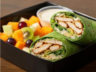 Caesar Chicken Wrap Boxed Meal
