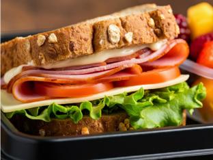 Ham and Swiss Sandwich Boxed Meal