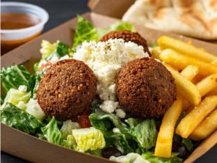 Deluxe Falafel Plate Boxed Meal Deluxe Falafel Plate Boxed Meal