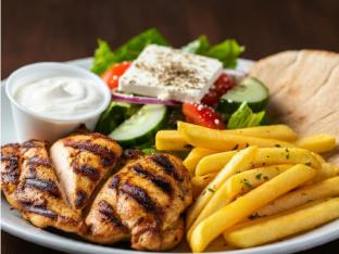 Deluxe Grilled Chicken Plate Boxed Meal Deluxe Grilled Chicken Plate Boxed Meal