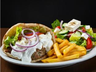 Deluxe Veggie Cheese Pita Wrap Boxed Meal Deluxe Veggie Cheese Pita Wrap Boxed Meal