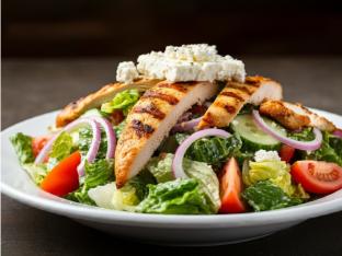 Greek Salad with Grilled Chicken Boxed Meal Greek Salad with Grilled Chicken Boxed Meal