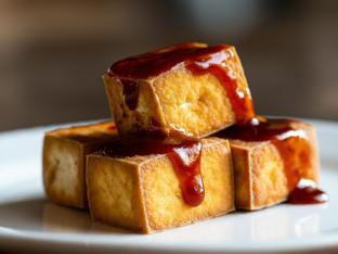 Hawaiian Style BBQ Fried Tofu