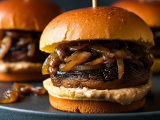 Portobello Mushroom Sliders Portobello Mushroom Sliders