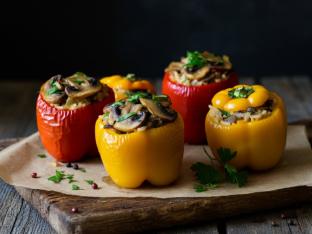 Vegetarian Stuffed Peppers Vegetarian Stuffed Peppers