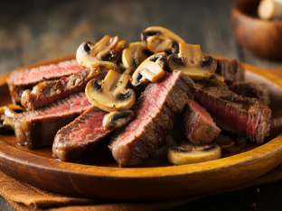 Steak Tips with Mushrooms and Onions Steak Tips with Mushrooms and Onions
