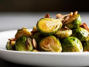 Roasted Brussel Sprouts with Almonds Roasted Brussel Sprouts with Almonds
