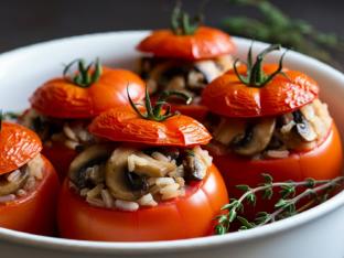 Vegetarian Stuffed Tomatoes Vegetarian Stuffed Tomatoes