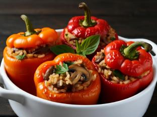 Vegetarian Stuffed Peppers Vegetarian Stuffed Peppers