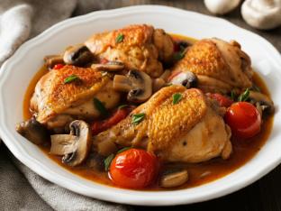Baked Chicken Cacciatore Baked Chicken Cacciatore