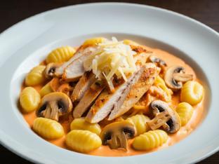 Cheese Stuffed Gnocchi with Chicken Cheese Stuffed Gnocchi with Chicken
