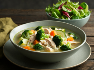 Chicken Vegetables Soup (Gluten-Free) Chicken Vegetables Soup (Gluten-Free)