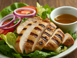 Individual House Salad with Grilled Chicken Individual House Salad with Grilled Chicken