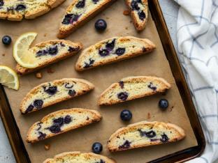 Lemon Blueberry Biscotti