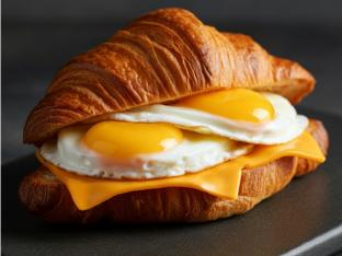 Egg and Cheese Croissant Sandwich