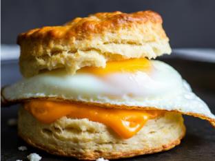 Egg and Cheddar Biscuit