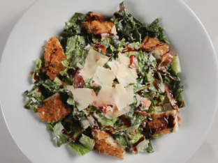 Parmesan Crusted Chicken Salad