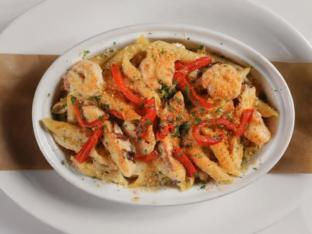 Penne Rustica with Caesar Salad