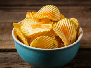 Homemade Ranch Potato Chips