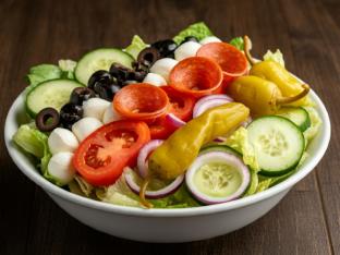 Phil's Special Salad With Garlic Dressing