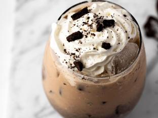 Milk Tea with Oreo and Puff Cream [24 oz Unsweetened]