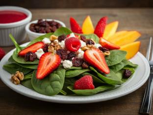 Strawberry Spinach Salad