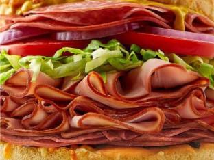 Italian and Provolone Sandwich Box with Chips and Cookie Italian and Provolone Sandwich Box with Chips and Cookie