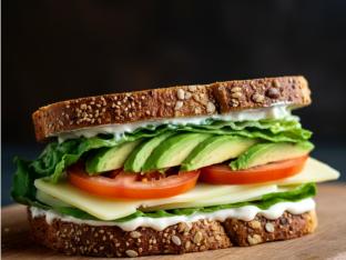 Gluten Free Avocado Club Sandwich