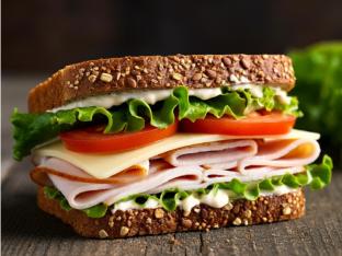 Gluten Free Turkey and Cheese Sandwich