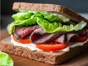 Gluten Free Roast Beef Sandwich