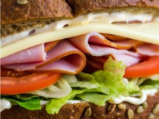 Gluten Free Ham and Cheese Sandwich