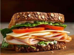 Turkey and Cheese Sandwich