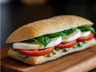 Fresh Mozzarella and Tomato Panini