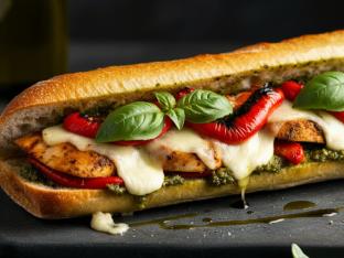 Provence Chicken Pesto Baguette