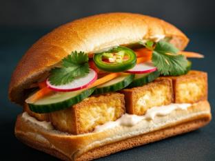 Fried Tofu Banh Mi