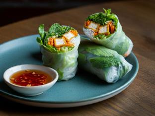 Gluten Free Tofu Spring Rolls