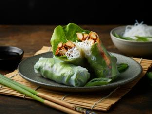 Gluten Free Chicken Spring Rolls