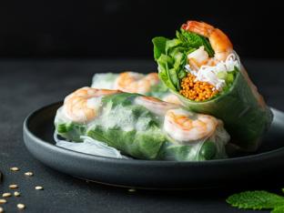 Gluten Free Shrimp Spring Rolls