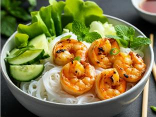 Charbroiled Shrimp Vermicelli Bowl (Gluten Free)