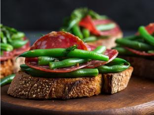 Hot Soppresssata Crostini