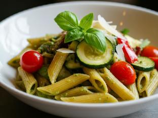 Vegetarian Pesto Pasta Primavera Vegetarian Pesto Pasta Primavera