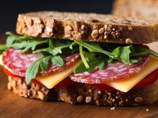 Gluten Free Salami Sandwich