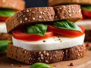 Gluten Free Fresh Mozzarella Sandwich