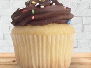 Vanilla Cupcake with Chocolate Buttercream Frosting Vanilla Cupcake with Chocolate Buttercream Frosting