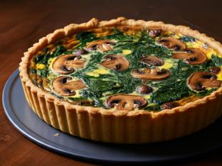 Spinach Mushroom and Cheese Quiche (4 inch) Spinach Mushroom and Cheese Quiche (4 inch)
