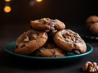 Chocolate Chip Cookies with Walnuts Chocolate Chip Cookies with Walnuts