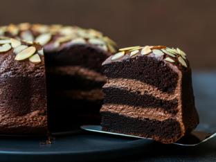 Gluten Free French Chocolate Almond Cake