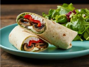 Palermo Wrap with Garden Salad